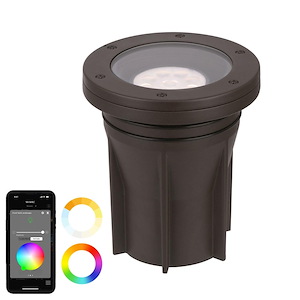 Colorscaping - 23W 1 LED Inground Light-6.88 Inch Tall and 4.75 Inch Wide - 1367522