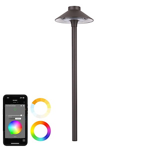 Colorscaping - 12W 1 LED Tiki Path and Area Light-22.32 Inch Tall and 6.5 Inch Wide - 1367523