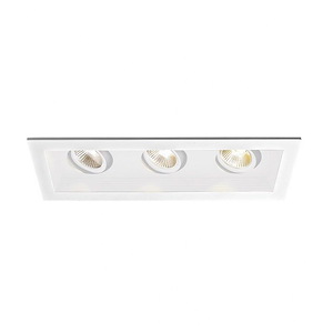 Mini Multiples-33W 45 degree 90CRI 3 LED Airtight Housing with Trim in Functional Style-4.75 Inches Wide by 6.13 Inches High - 716442