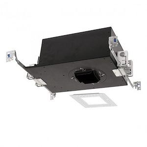 Volta-22W 1 LED Square Invisible Trim Recessed Housing with Emergency Backup Battery in Functional Style-11.94 Inches Wide by 5.5 Inches High - 746592