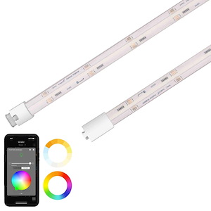 Colorscaping - 90W 25 LED Snap-On Strip Light-0.25 Inch Tall and 300 Inch Length - 1367536