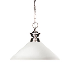 Shark - 1 Light Pendant in Classical Style - 14 Inches Wide by 10 Inches High - 382643