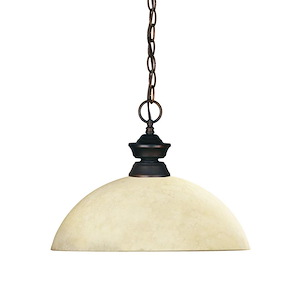 Shark - 1 Light Island/Billiard in Billiard Style - 16 Inches Wide by 11.5 Inches High - 1025386