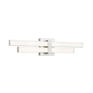 Zane - 50W 2 LED Bath Vanity In Modern Style-5 Inches Tall and 25 Inches Wide - 1325346