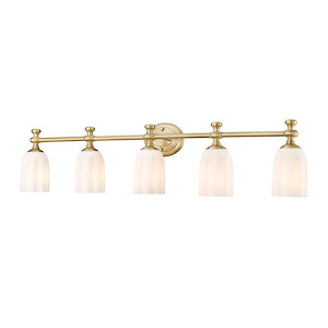 Orion - 5 Light Bath Vanity-9.5 Inches Tall and 40.25 Inches Wide - 1340861