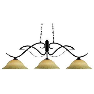 Phoenix - 3 Light Island/Billiard in Billiard Style - 16 Inches Wide by 18 Inches High - 341570