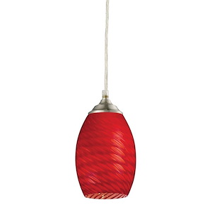 Z-Lite - 131-RED - Jazz - 1 Light Mini Pendant Z-Lite - 131-RED - Jazz - 1 Light Mini Pendant