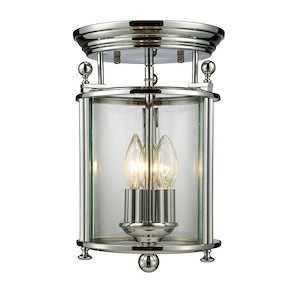 Wyndham - 3 Light Flush Mount in Gothic Style - 8.5 Inches Wide by 13.25 Inches High - 341526