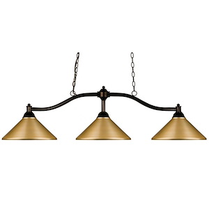 Z-Lite - 100701BRZ-DMO14 - Chance - 1 Light Pendant in