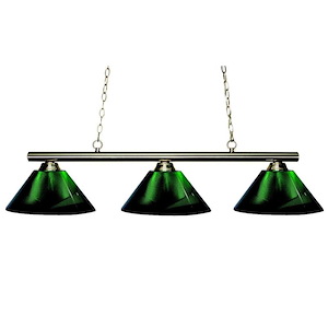 Sharp Shooter - 3 Light Island/Billiard - 14 Inches Wide by 10 Inches High - 382573