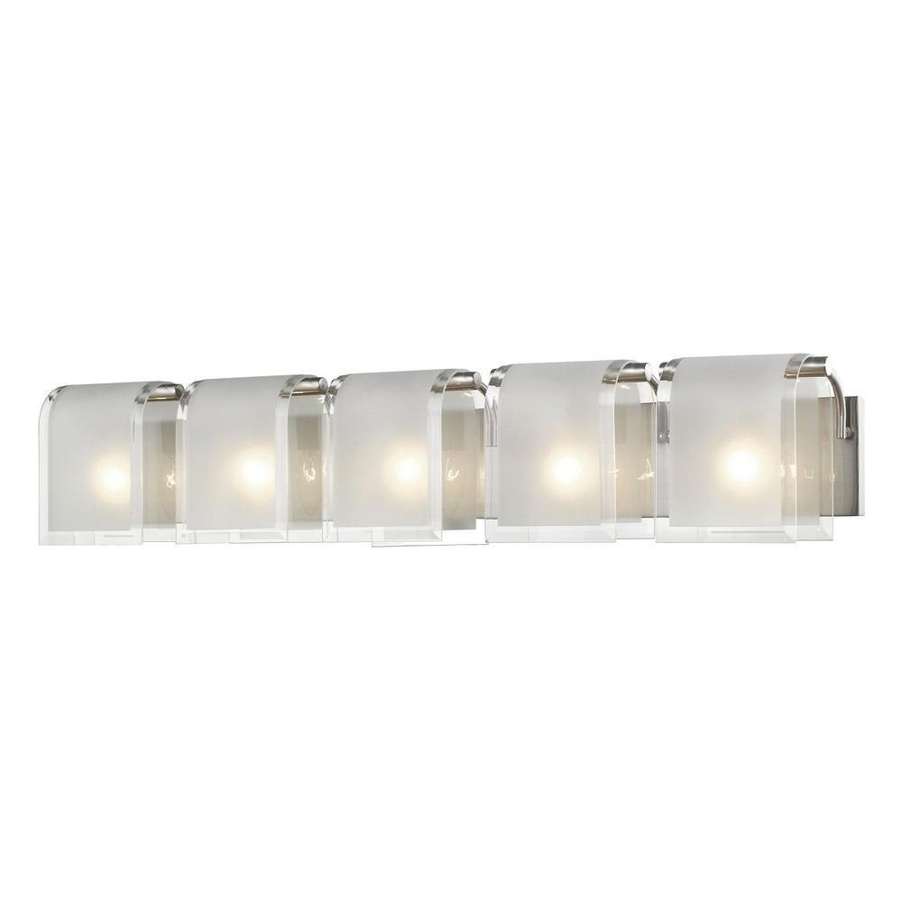 Z-Lite - 169-5V-BN - Zephyr - 5 Light Bath Vanity in Fusion