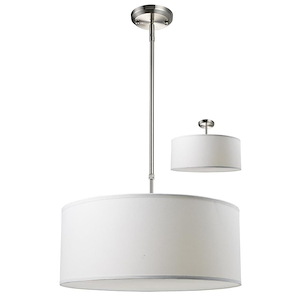 Albion - 3 Light Pendant in Metropolitan Style - 20 Inches Wide by 10.5 Inches High - 1333914
