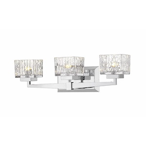 Rubicon - 3 Light Bath Vanity in Metropolitan Style - 22 Inches Wide by 6.5 Inches High - 746845