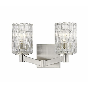 Aubrey - 2 Light Bath Vanity in Contemporary Style - 13.5 Inches Wide by 9.25 Inches High - 1002036