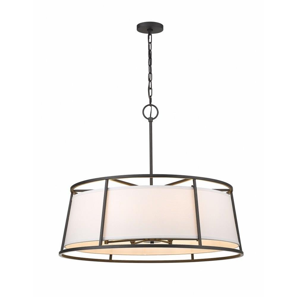 ZLite 193532 Lenyx 8 Light Pendant in Urban Style 32 Inches