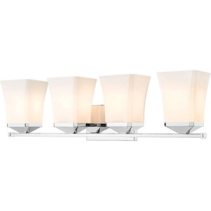 Darcy - 4 Light Bath Vanity In Traditional Style-7.75 Inches Tall and 28 Inches Wide - 1096950