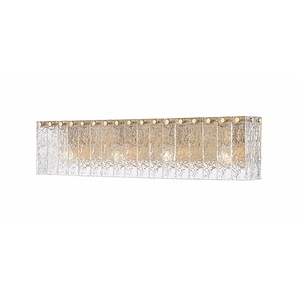 Glacier - 4 Light Bath Vanity-7 Inch Tall and 31.25 Inch Wide - 1363470