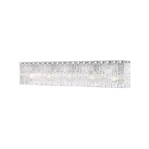 Glacier - 5 Light Bath Vanity-7 Inch Tall and 36.75 Inch Wide - 1363471