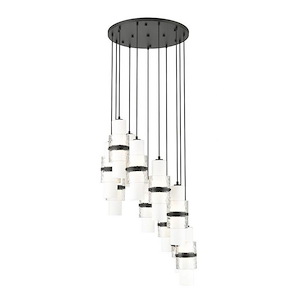 Cayden - 11 Light Chandelier In Modern Style-16.75 Inches Tall and 24 Inches Wide - 1325371