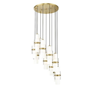 Cayden - 11 Light Chandelier In Modern Style-16.75 Inches Tall and 24 Inches Wide - 1325371