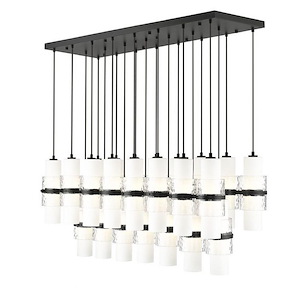 Cayden - 23 Light Linear Chandelier In Modern Style-16.75 Inches Tall and 18 Inches Wide - 1325373