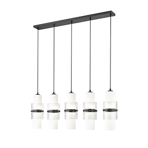 Cayden - 5 Light Linear Chandelier In Modern Style-16.75 Inches Tall and 4.75 Inches Wide - 1325375