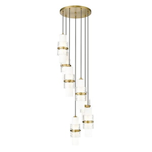 Cayden - 7 Light Chandelier In Modern Style-16.75 Inches Tall and 18 Inches Wide - 1325378