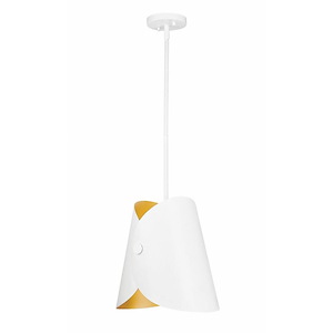 Salone - 1 Light Pendant-13.75 Inch Tall and 10 Inch Wide - 1365367