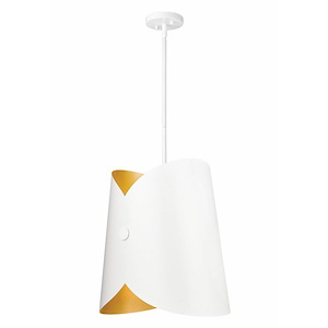Salone - 1 Light Pendant-19.5 Inch Tall and 14.25 Inch Wide - 1365368