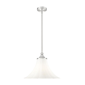 Fleur - 1 Light Pendant-12.5 Inch Tall and 16 Inch Wide - 1397008