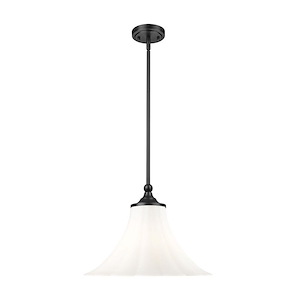 Fleur - 1 Light Pendant-12.5 Inch Tall and 16 Inch Wide - 1397008