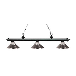 Riviera - 3 Light Island/Billiard in Billiard Style - 14.25 Inches Wide by 14.75 Inches High - 480134