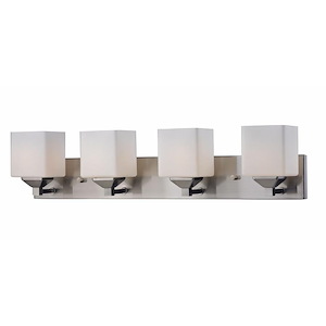 Quube - 4 Light Bath Vanity in Architectural Style - 30 Inches Wide by 6.75 Inches High - 341894