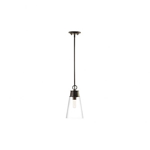 Wentworth - 1 Light Pendant In Restoration Style-15.25 Inches Tall and 7.5 Inches Wide - 1113177
