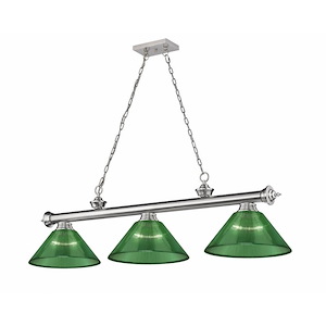Cordon - 3 Light Billiard In Traditional and Classical Style-14.75 Inches Tall and 14 Inches Wide - 1222211