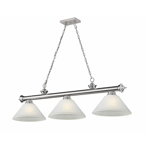 Cordon - 3 Light Billiard In Traditional and Classical Style-15 Inches Tall and 14 Inches Wide - 1222257