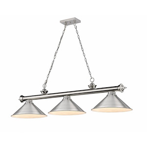 Cordon - 3 Light Billiard In Traditional and Classical Style-14 Inches Tall and 14 Inches Wide - 1222275