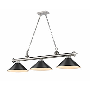 Cordon - 3 Light Billiard In Traditional and Classical Style-14 Inches Tall and 14 Inches Wide - 1222313