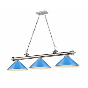 Cordon - 3 Light Billiard In Traditional and Classical Style-14.5 Inches Tall and 14 Inches Wide - 1222405