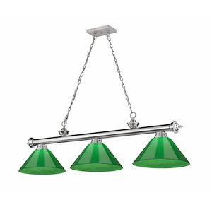 Cordon - 3 Light Billiard In Traditional and Classical Style-14.75 Inches Tall and 14 Inches Wide - 1222314