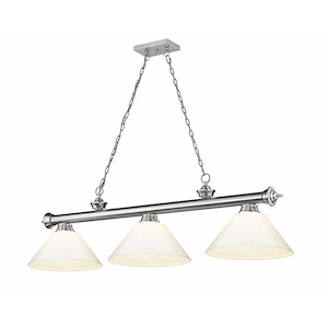 Cordon - 3 Light Billiard In Traditional and Classical Style-14.75 Inches Tall and 14 Inches Wide - 1222239