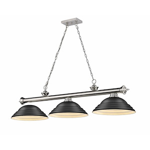 Cordon - 3 Light Billiard In Traditional and Classical Style-14 Inches Tall and 14 Inches Wide - 1222315