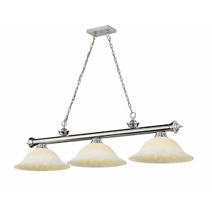 Cordon - 3 Light Billiard In Traditional and Classical Style-14 Inches Tall and 14 Inches Wide - 1222259
