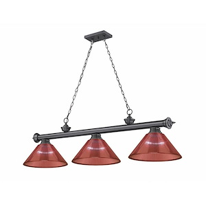 Cordon - 3 Light Billiard In Traditional and Classical Style-14.75 Inches Tall and 14 Inches Wide - 1222277