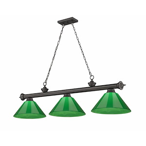 Cordon - 3 Light Billiard In Traditional and Classical Style-14.75 Inches Tall and 14 Inches Wide - 1222318