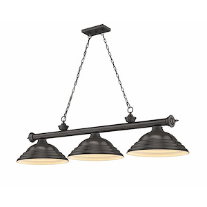 Cordon - 3 Light Billiard In Traditional and Classical Style-14 Inches Tall and 14 Inches Wide - 1222325