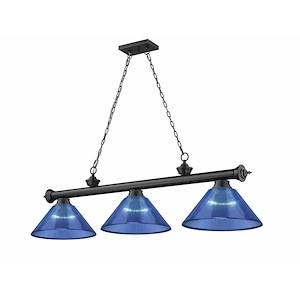 Cordon - 3 Light Billiard In Traditional and Classical Style-14.75 Inches Tall and 14 Inches Wide - 1222242