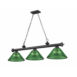 Cordon - 3 Light Billiard In Traditional and Classical Style-14.75 Inches Tall and 14 Inches Wide - 1222243