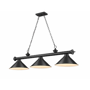 Cordon - 3 Light Billiard In Traditional and Classical Style-14 Inches Tall and 14 Inches Wide - 1222280