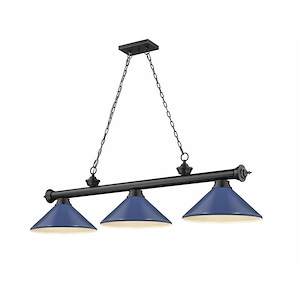 Cordon - 3 Light Billiard In Traditional and Classical Style-14.5 Inches Tall and 14 Inches Wide - 1222244